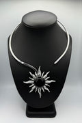 Black Onyx Silver Sun