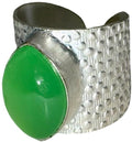 Apple Green Gemstone Statement ring