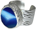 Blue Agate Adjustable Ring