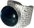 Silver Blue Labradorite Ring