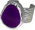 Purple Agate Statement Ring