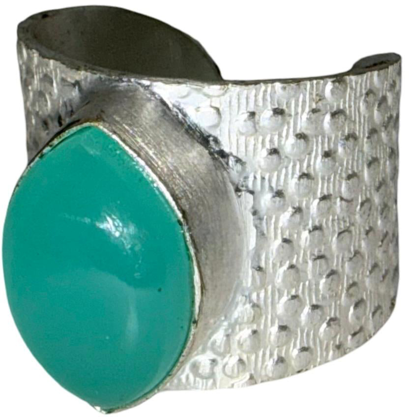 Seafoam Gemstone Statement Ring